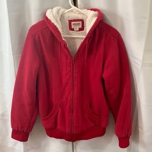 Red Zip Up Hoodie